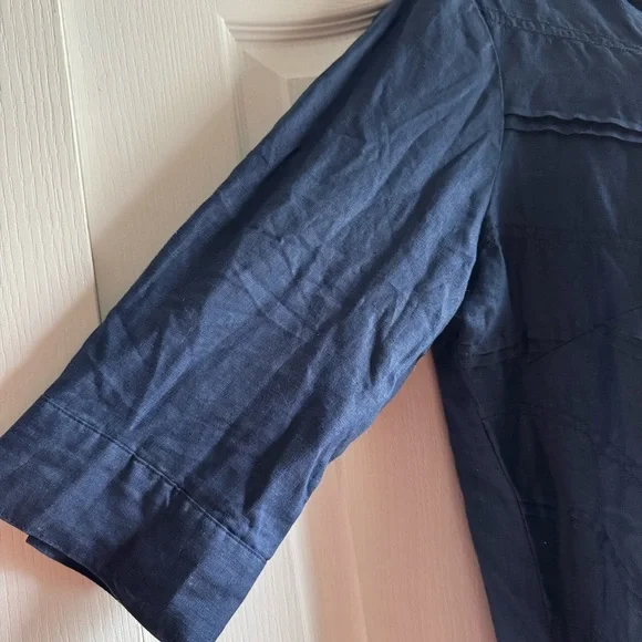 Ecologie Linen Pintuck Shirt - Picture 3 of 7